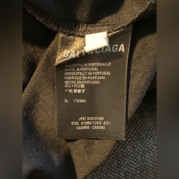 BALENCIAGA LANGUAGES SS TSHIRT - Picture 3 of 3